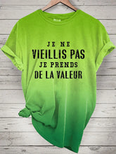 T-shirt à manches courtes Je Prends De La ValeurFemme